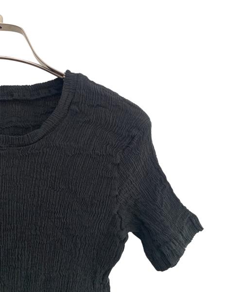 ISSEY MIYAKE（イッセイミヤケ）ISSEY MIYAKE (イッセイミヤケ) 半袖カットソー ブラック サイズ:２の古着・服飾アイテム