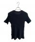 ISSEY MIYAKE (イッセイミヤケ) 半袖カットソー ブラック サイズ:２：6000円