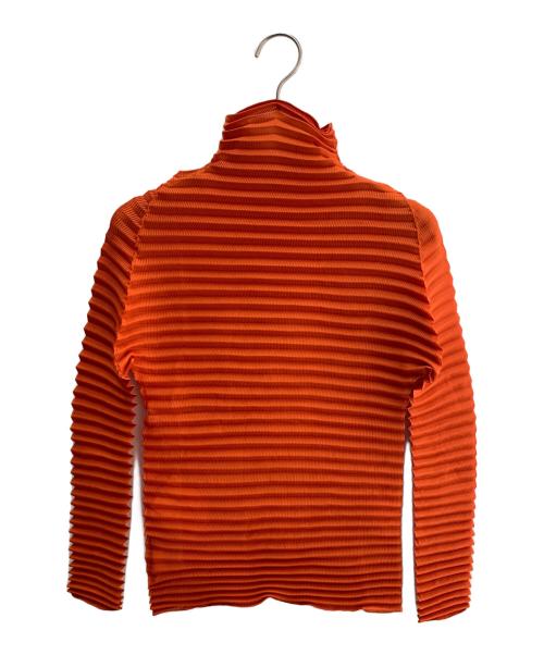 ISSEY MIYAKE（イッセイミヤケ）ISSEY MIYAKE (イッセイミヤケ) 長袖カットソー オレンジ サイズ:２の古着・服飾アイテム