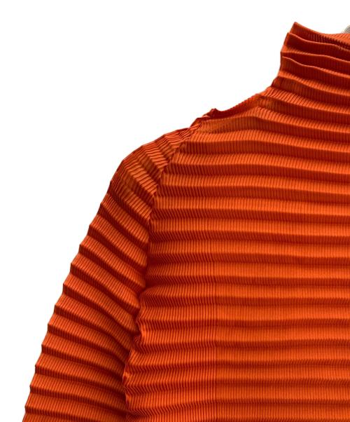 ISSEY MIYAKE（イッセイミヤケ）ISSEY MIYAKE (イッセイミヤケ) 長袖カットソー オレンジ サイズ:２の古着・服飾アイテム