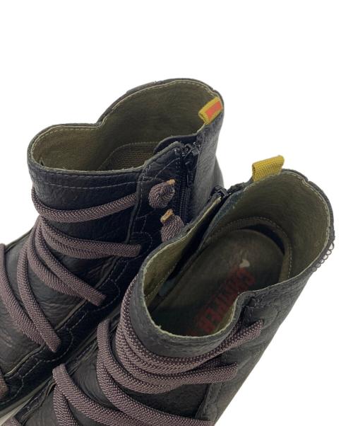 CAMPER（カンペール）CAMPER (カンペール) レザーレースアップブーツ ブラック サイズ:EU38の古着・服飾アイテム