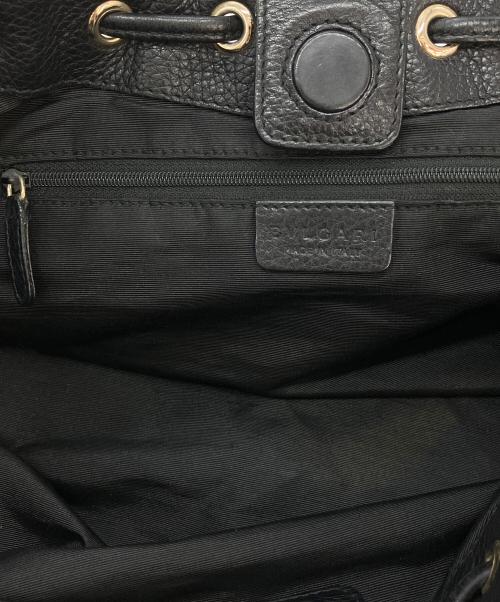 BVLGARI（ブルガリ）BVLGARI (ブルガリ) ハンドバッグ ブラックの古着・服飾アイテム
