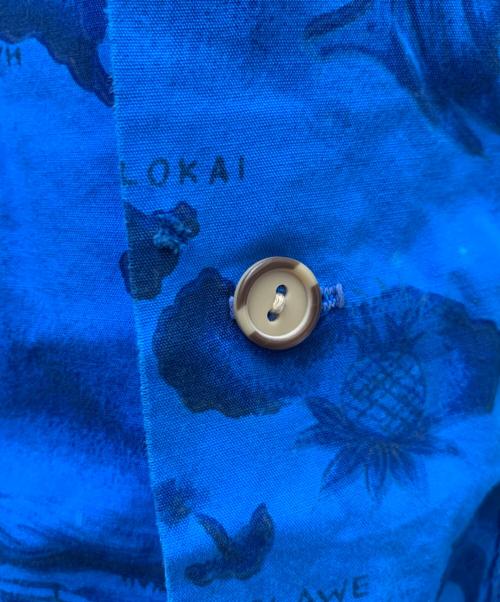 ui maikai（ウイマイカイ）ui maikai (ウイマイカイ) 半袖シャツ ブルー サイズ:不明の古着・服飾アイテム