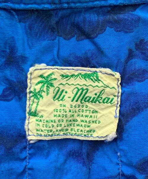ui maikai（ウイマイカイ）ui maikai (ウイマイカイ) 半袖シャツ ブルー サイズ:不明の古着・服飾アイテム