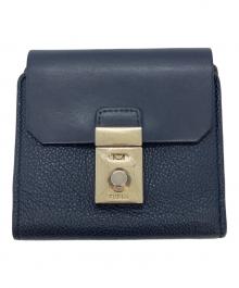 FURLA（フルラ）の古着「コンパクトウォレット」｜ネイビー