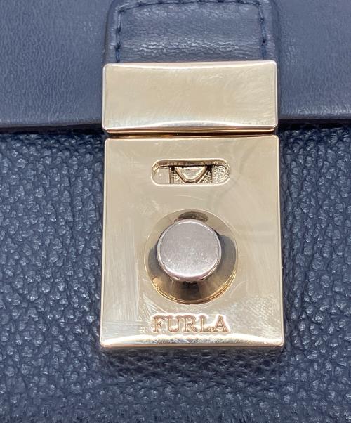 FURLA（フルラ）FURLA (フルラ) コンパクトウォレット ネイビーの古着・服飾アイテム