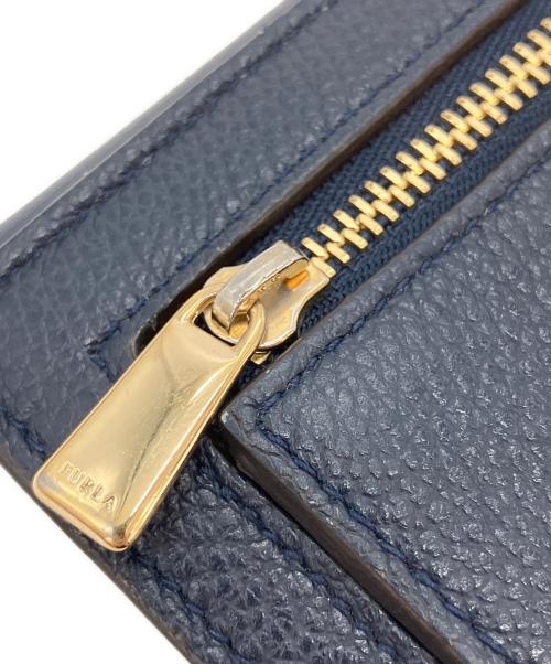 FURLA（フルラ）FURLA (フルラ) コンパクトウォレット ネイビーの古着・服飾アイテム