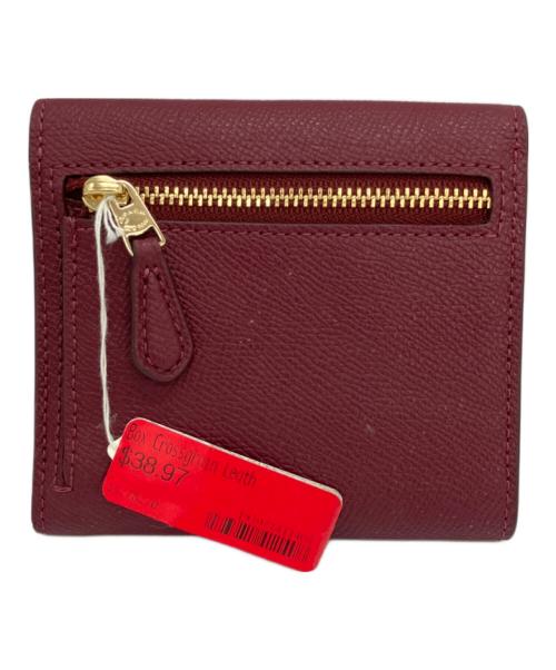 COACH（コーチ）COACH (コーチ) 3つ折り財布 ボルドーの古着・服飾アイテム