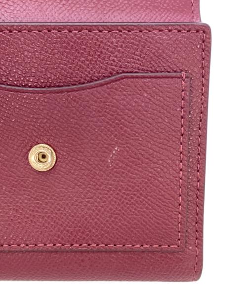 COACH（コーチ）COACH (コーチ) 3つ折り財布 ボルドーの古着・服飾アイテム