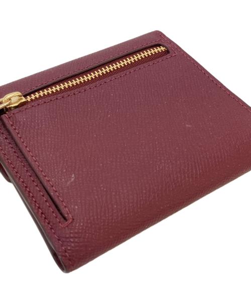 COACH（コーチ）COACH (コーチ) 3つ折り財布 ボルドーの古着・服飾アイテム