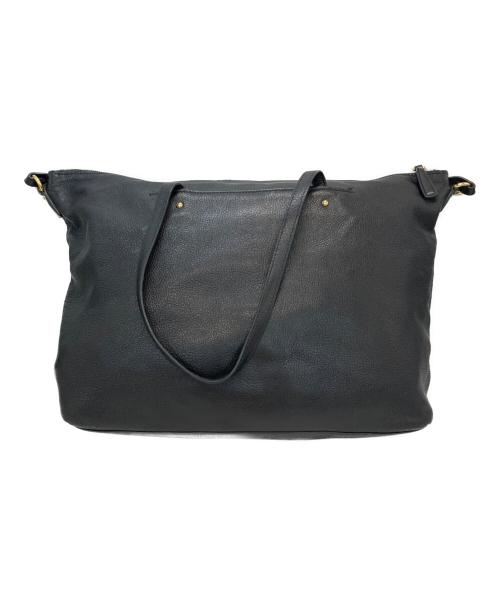 Salvatore Ferragamo（サルヴァトーレ フェラガモ）Salvatore Ferragamo (サルヴァトーレ フェラガモ) レザー2WAYバッグ ブラックの古着・服飾アイテム