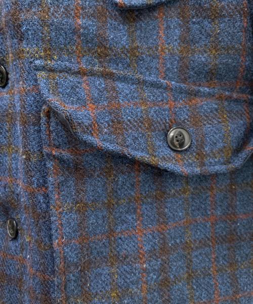 Harris Tweed（ハリスツイード）Harris Tweed (ハリスツイード) ダウンジャケット ブルー サイズ:38の古着・服飾アイテム