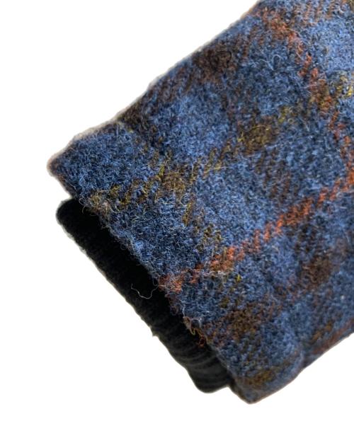 Harris Tweed（ハリスツイード）Harris Tweed (ハリスツイード) ダウンジャケット ブルー サイズ:38の古着・服飾アイテム