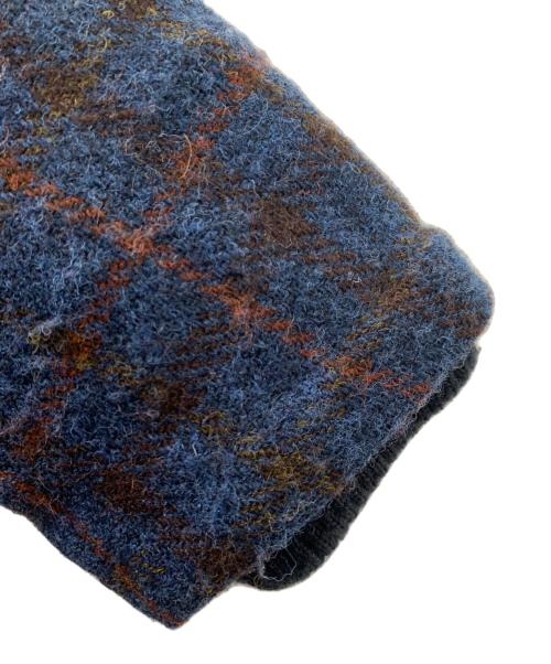Harris Tweed（ハリスツイード）Harris Tweed (ハリスツイード) ダウンジャケット ブルー サイズ:38の古着・服飾アイテム