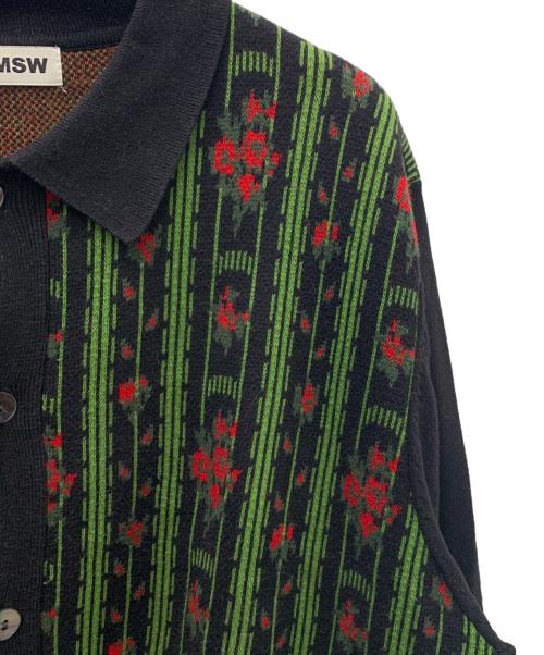 TTT MSW（ティー）TTT MSW (ティー) 厚手ニット ブラック サイズ:Ｍの古着・服飾アイテム