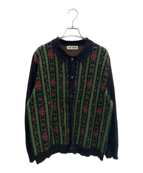 TTT MSW（ティー）TTT MSW (ティー) 厚手ニット ブラック サイズ:Ｍの古着・服飾アイテム