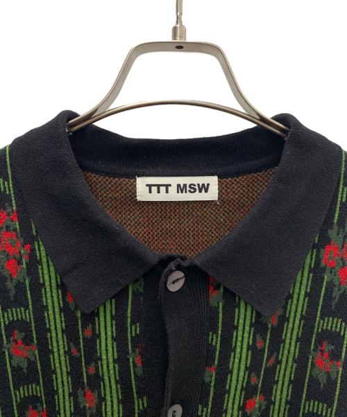 TTT MSW（ティー）TTT MSW (ティー) 厚手ニット ブラック サイズ:Ｍの古着・服飾アイテム