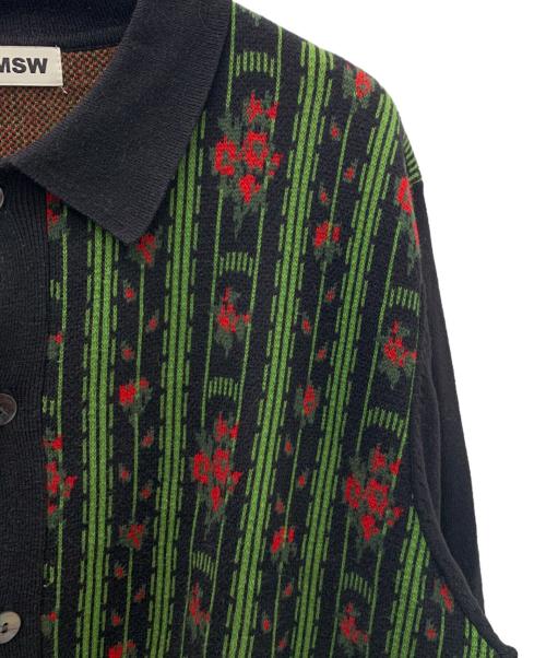 TTT MSW（ティー）TTT MSW (ティー) 厚手ニット ブラック サイズ:Ｍの古着・服飾アイテム