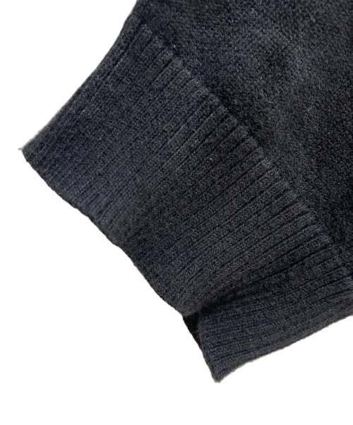 TTT MSW（ティー）TTT MSW (ティー) 厚手ニット ブラック サイズ:Ｍの古着・服飾アイテム