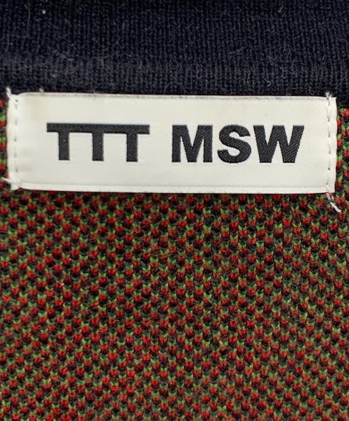 TTT MSW（ティー）TTT MSW (ティー) 厚手ニット ブラック サイズ:Ｍの古着・服飾アイテム