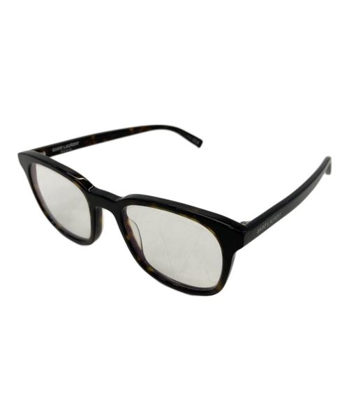 Saint Laurent Paris（サンローランパリ）Saint Laurent Paris (サンローランパリ) 眼鏡 ブラウンの古着・服飾アイテム