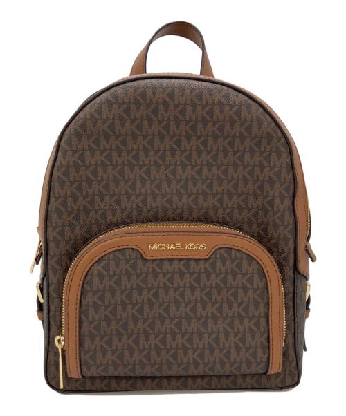 MICHAEL KORS（マイケル・コース）MICHAEL KORS (マイケル・コース) リュック ブラウンの古着・服飾アイテム