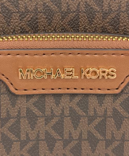MICHAEL KORS（マイケル・コース）MICHAEL KORS (マイケル・コース) リュック ブラウンの古着・服飾アイテム