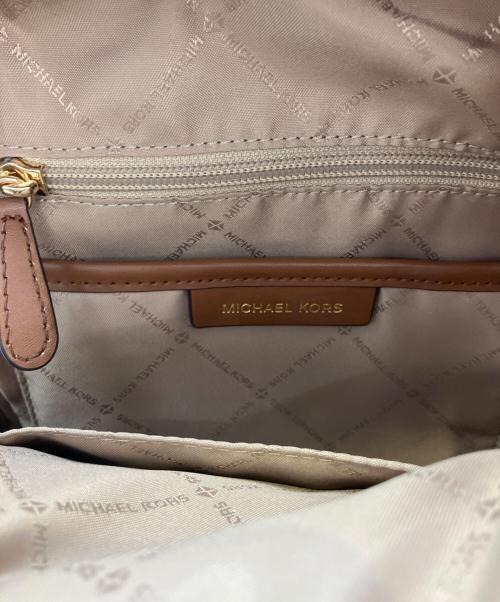 MICHAEL KORS（マイケル・コース）MICHAEL KORS (マイケル・コース) リュック ブラウンの古着・服飾アイテム