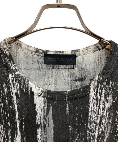DIESEL Black Gold（ディーゼル ブラック ゴールド）DIESEL Black Gold (ディーゼル ブラック ゴールド) 半袖カットソー ブラック サイズ:Lの古着・服飾アイテム