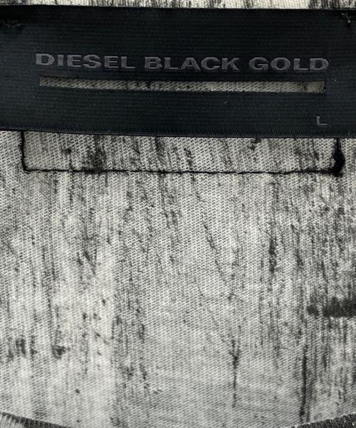 DIESEL Black Gold（ディーゼル ブラック ゴールド）DIESEL Black Gold (ディーゼル ブラック ゴールド) 半袖カットソー ブラック サイズ:Lの古着・服飾アイテム