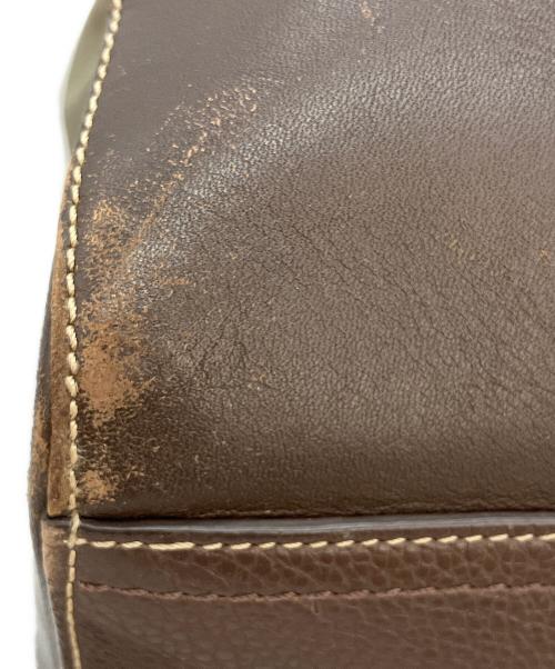 COACH（コーチ）COACH (コーチ) 2WAYバッグ カーキ×ブラウンの古着・服飾アイテム