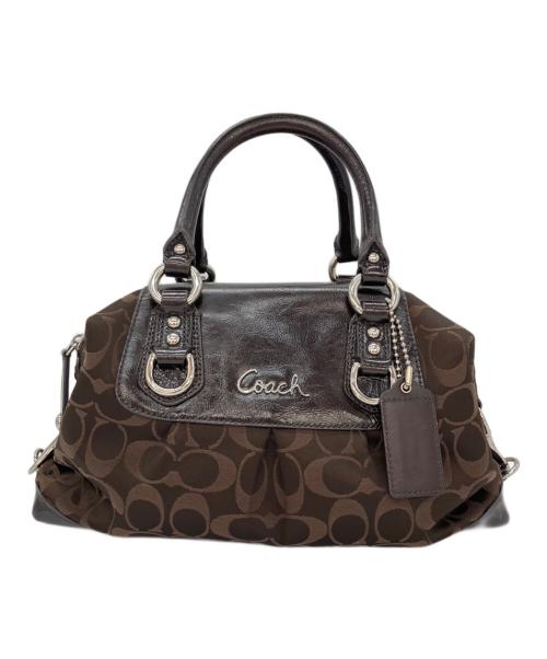 COACH（コーチ）COACH (コーチ) ハンドバッグ ブラウンの古着・服飾アイテム