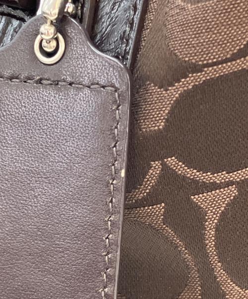 COACH（コーチ）COACH (コーチ) ハンドバッグ ブラウンの古着・服飾アイテム