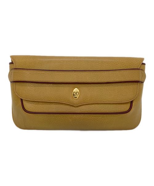 Cartier（カルティエ）Cartier (カルティエ) クラッチバッグ ライトブラウンの古着・服飾アイテム
