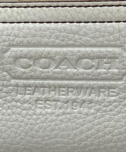 COACH（コーチ）COACH (コーチ) ショルダーバッグ ベージュ×アイボリーの古着・服飾アイテム
