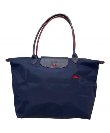 中古・古着通販】LONGCHAMP (ロンシャン) トートバッグ ネイビー