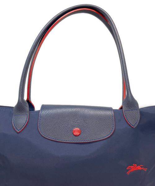 LONGCHAMP（ロンシャン）LONGCHAMP (ロンシャン) トートバッグ ネイビーの古着・服飾アイテム