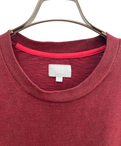 SUPREME（シュプリーム）SUPREME (シュプリーム) 長袖カットソー ボルドー サイズ:Ｌの古着・服飾アイテム