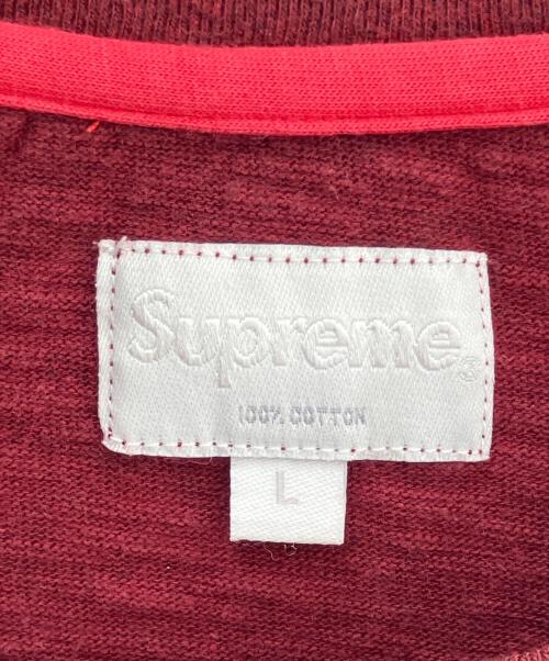 SUPREME（シュプリーム）SUPREME (シュプリーム) 長袖カットソー ボルドー サイズ:Ｌの古着・服飾アイテム