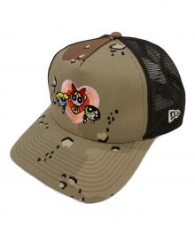 New Era×The Powerpuff Girls（ニューエラ×パワーパフガールズ）の古着「キャップ」｜ブラウン