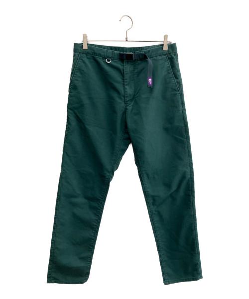 THE NORTHFACE PURPLELABEL（ザ・ノースフェイス パープルレーベル）THE NORTHFACE PURPLELABEL (ザ・ノースフェイス パープルレーベル) Stretch Twill Tapered Pants グリーン サイズ:32の古着・服飾アイテム