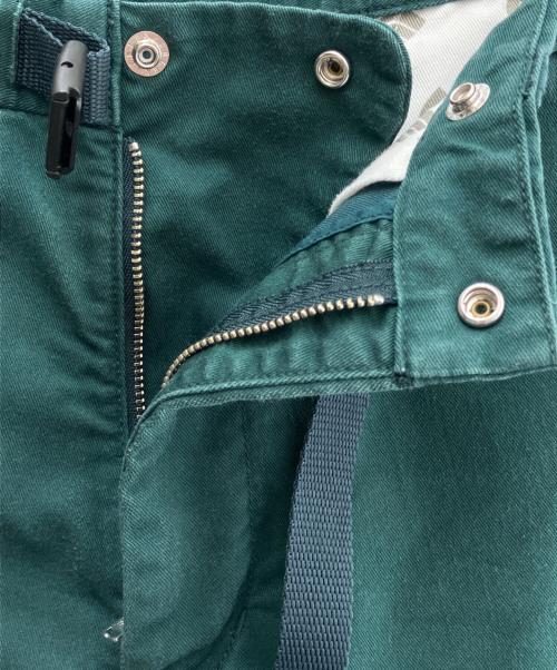 THE NORTHFACE PURPLELABEL（ザ・ノースフェイス パープルレーベル）THE NORTHFACE PURPLELABEL (ザ・ノースフェイス パープルレーベル) Stretch Twill Tapered Pants グリーン サイズ:32の古着・服飾アイテム