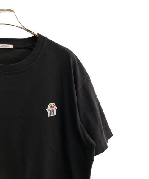 MONCLER（モンクレール）MONCLER (モンクレール) 半袖カットソー ブラック サイズ:Lの古着・服飾アイテム