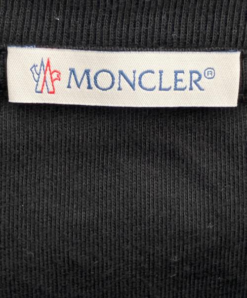 MONCLER（モンクレール）MONCLER (モンクレール) 半袖カットソー ブラック サイズ:Lの古着・服飾アイテム