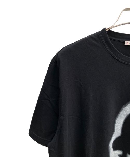 MONCLER（モンクレール）MONCLER (モンクレール) FRAGMENT (フラッグメント) 半袖カットソー ブラック×ホワイト サイズ:Lの古着・服飾アイテム