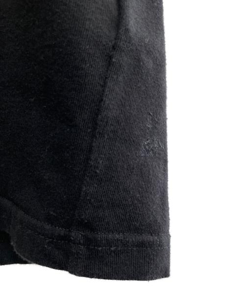 MONCLER（モンクレール）MONCLER (モンクレール) FRAGMENT (フラッグメント) 半袖カットソー ブラック×ホワイト サイズ:Lの古着・服飾アイテム