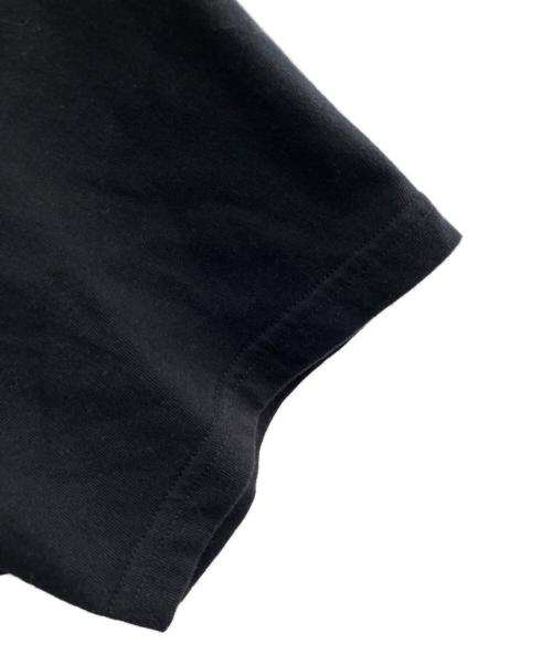 MONCLER（モンクレール）MONCLER (モンクレール) FRAGMENT (フラッグメント) 半袖カットソー ブラック×ホワイト サイズ:Lの古着・服飾アイテム