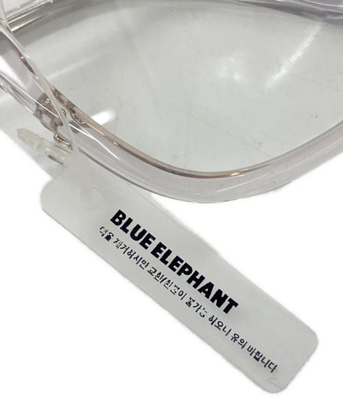 BLUE ELEPHANT（ブルーエレファント）BLUE ELEPHANT (ブルーエレファント) 伊達眼鏡 ホワイトの古着・服飾アイテム
