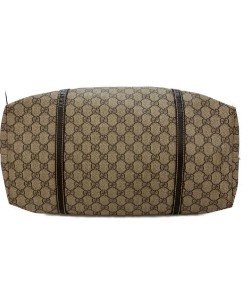 GUCCI（グッチ）GUCCI (グッチ) トートバッグ ベージュ×ダークブラウンの古着・服飾アイテム