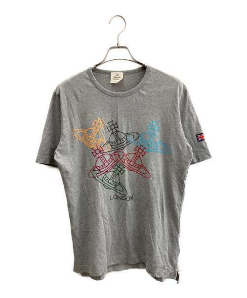 Vivienne Westwood（ヴィヴィアンウエストウッド）Vivienne Westwood (ヴィヴィアンウエストウッド) 半袖カットソー グレー サイズ:不明の古着・服飾アイテム